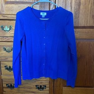 Old Navy royal blue cardigan sweater